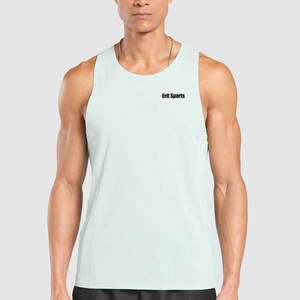 Vêtements de fitness fabriqués au Pakistan, tricotés, respirants, grandes tailles, vêtements d'été, débardeur de sport pour hommes, streetwear, vente directe d'usine - Product Image 5