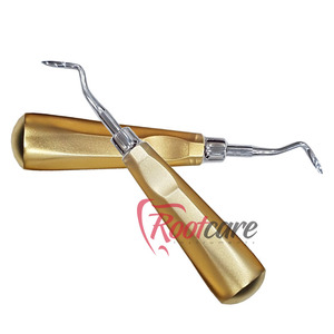 Último Set Premium de Cuidado Radicular Dental, Kit de Elevadores de Raíces de 7 Piezas con Recubrimiento Dorado, Implantes Manuales Quirúrgicos Clase I CE - Product Image 4