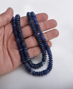 พลอยไพลินสีน้ำเงินธรรมชาติทรงเหลี่ยมสำหรับทำเครื่องประดับชั้นดี - Product Image 4