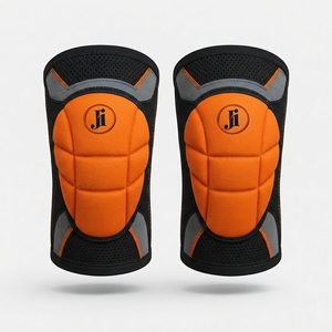 Genouillère de compression premium, manchon de soutien respirant en tissu extensible, protection athlétique confortable pour la gym, le fitness et la course à pied - Product Image 1