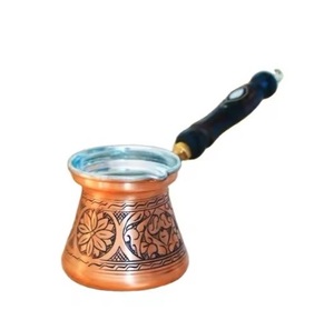 Cafetière turque en laiton de haute qualité avec finition polie pour préparer du café fort, bouilloire turque vintage au prix le plus bas - Product Image 3