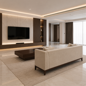 Sofá Moderno de Tela de 3 Plazas, Madera Maciza, para Apartamento, Sala de Estar, Hotel, Villa, Muebles de Salón - Product Image 6
