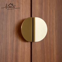 Poignée de meuble minimaliste et élancée pour tiroir, bouton de tirage discret pour armoire, quincaillerie de cuisine et de dressing au profil élégant