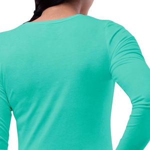 T-shirt sous-blouse à manches longues pour femmes, imprimé et brodé, accessoire de mode médical pour infirmières - Product Image 5