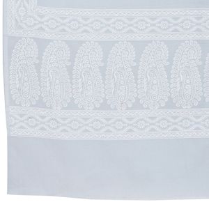 Tissu de robe non cousu en coton tissé Chikankari gris ardoise Safaa - Ensemble ethnique indien 3 pièces et dupatta assorti pour femmes - Product Image 5