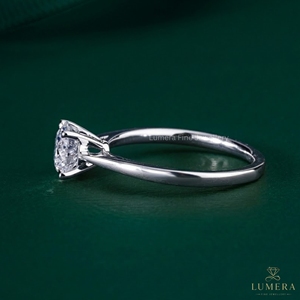 Anillo de Diamante de 1 Quilate, Corte Redondo, VS1, Disponible en Oro de 9k, 10k, 14k y 18k, Joyería Fina Minimalista para Compromiso, Boda o Idea de Regalo - Product Image 2