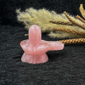 Natural Rose Quartz Shivling Carving <b>Pink</b> Quartz Shiva Lingam <b>Healing</b> Crystal For Reiki Spiritual Decor Wholesale - Product Image 4