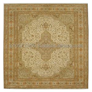 พรมขนสัตว์ผสมไหมลายปักสำหรับปูพื้นบ้าน - Product Image 5