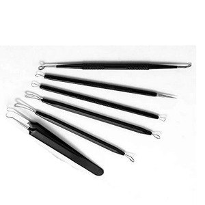 Kit Profesional para Eliminar el Acné, Juego de Herramientas de Acero Inoxidable para Eliminar Puntos Negros, para el Cuidado Facial y el Uso Diario de Belleza - Product Image 3