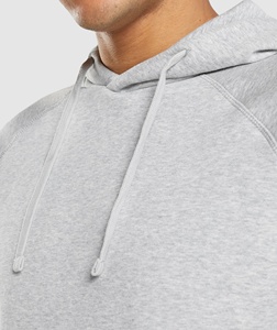 Sweat-shirts à capuche surdimensionnés en coton épais 300 GSM de haute qualité, vierges, respirants, avec logo personnalisé brodé et impression numérique en relief - Product Image 3