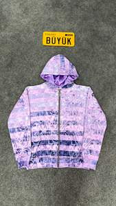 Sudadera con capucha y cremallera personalizada al por mayor, 100% algodón orgánico, forro de satén, forro polar de invierno, estilo urbano, 500g - Product Image 3