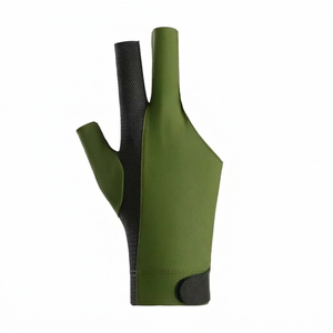 Gants de snooker à trois doigts de haute qualité pour la main gauche, vente chaude, fabrication OEM, pour hommes et femmes, avec queues de billard - Product Image 6