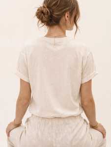 เสื้อยืดผู้หญิงฤดูร้อน สีกรมท่า ผ้าฝ้ายนุ่ม สวมใส่สบาย แขนสั้น ระบายอากาศได้ดี คุณภาพสูง ปรับแต่งได้ แฟชั่นทันสมัย คอกลม - Product Image 2