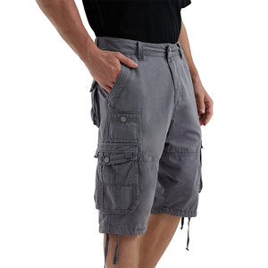 New Style Men's Cargo Shorts Streetwear Hip Hop Mid Waist Below Knee Length Multi Pocket Breathable Summer Men's Cargo Shorts - Product Image 5