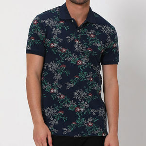 Camisa Moderna para Hombre, Tejida en Spandex/Poliéster, de Secado Rápido, Manga Corta, Ajuste Cómodo, Estilo Moderno para Viajes y Oficina - Product Image 1