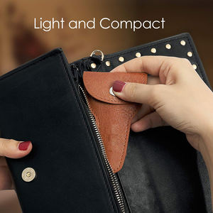 Ciseaux de voyage pour homme de haute qualité, personnalisés, à lame affûtée, pour barbe et poils du nez, avec étui pour soins de beauté - Product Image 4