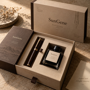 Boîte à lettres SunGene Sandstone Letterpress pour stylo-plume et encre - Product Image 1