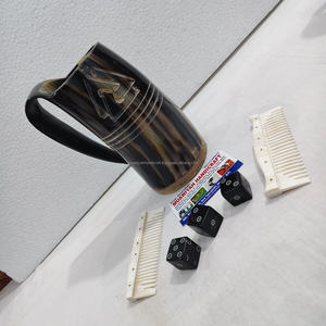 Taza de cuerno de buey de calidad perfecta con jarra tallada a mano para café, cerveza, agua, taza pulida ecológica de lujo a bajo precio - Product Image 5