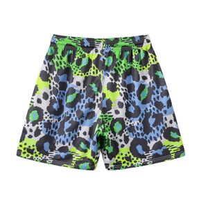 Shorts en maille confortables et vibrants, imprimé léopard néon, respirants en polyester, longueur au-dessus du genou, pour le basketball, la gym et le streetwear - Product Image 2