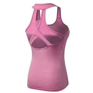 Hot Sale Women's Seamless Workout Tank <b>Top</b> Yoga Wear Customized Design Running Fitness Casual Jersey Printed - Product Image 5