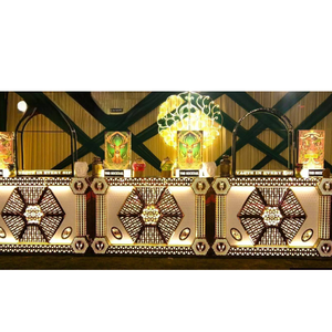 Moderno mostrador de buffet iluminado que ilumina los paneles frontales - Product Image 2