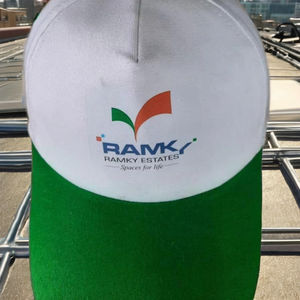 Stylish Essential Blue 5-Panel Baseball Cap Waterproof Fabric Sporty and Fashionable <b>Hat</b> - Product Image 3