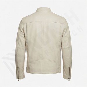 Veste en cuir pour homme NAI-0473A, style motard, vêtement de moto, vêtements de protection pour la conduite, couleur personnalisable - Product Image 2