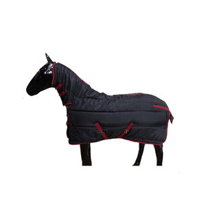 Horse winter protection <b>Red</b> trim nylon rug Nylon waterproof horse rug Winter all-weather horse rug - Product Image 1
