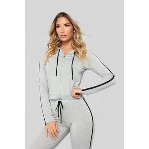 High Quality Customized Women's <b>Oversize</b> Cotton <b>Fleece</b> Jogging Suit Set Casual Streetwear <b>Hoodie</b> Sweatpants for Spring Winter - Product Image 2