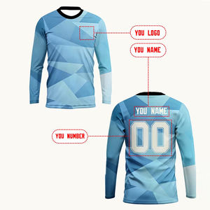 Camisetas de Manga Larga para Hombre de Buena Calidad, Sublimadas, 220 GSM, Cuello Redondo, Poliéster de Secado Rápido, Ecológicas, Personalizables, OEM - Product Image 2