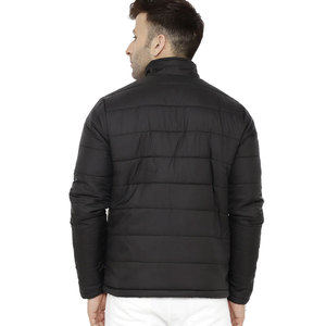 Chaquetas acolchadas de poliéster impermeables para hombre de High Street, diseño personalizado con capucha, servicio OEM de Pakistán. - Product Image 3