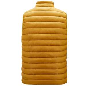 Custom Logo Casual Breathable Oversized New Design Fashion Winter Puffy Body <b>Warmer</b> O-<b>Neck</b> <b>Men's</b> Vest Sleeveless Puffer Jackets - Product Image 6