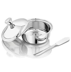 Mantequillera metálica con tapa para encimera, caja de almacenamiento de mantequilla para mostrador de cocina, servicio de desayuno y mesa de café - Product Image 4