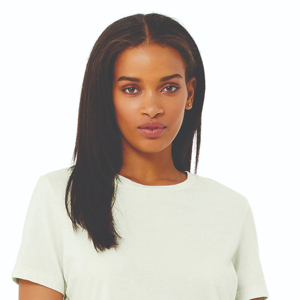 Women's O Neck T-Shirt 100% Airlume Combed and <b>Ring</b> Spun Cotton For STreetwear Citron Women's Relaxed Short Sleeve O Neck T-Shir - Product Image 4