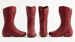 รองเท้าบูทขี่มอเตอร์ไซค์คุณภาพพรีเมียม กันน้ำ กันลื่น ป้องกันการกระแทก ระบายอากาศได้ดี ทนทาน ปลอดภัยสำหรับนักขี่ - Product Image 5