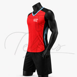 Uniforme de Voleibol para Hombre de la Mejor Calidad, Diseño Personalizado, Nuevo Estilo, Conjunto de Ropa Deportiva para Equipos de Voleibol - Product Image 3