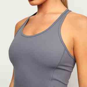 Camisetas sin Mangas para Mujer al por Mayor, 100% Algodón, Secado Rápido, Transpirables, Corte Regular, para Gimnasio y Yoga - Product Image 5