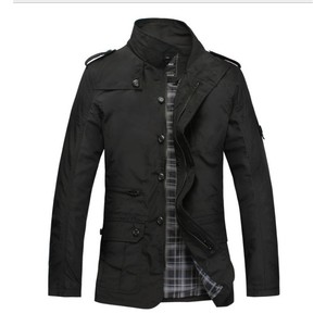 2023 hiver hommes vestes et manteaux loisirs coupe-vent épais chaud veste hommes longue Trench manteau Parka vêtements livraison directe-1046 - Product Image 3