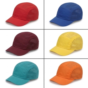 Individuell bedruckte, laserperforierte 5-Panel-Sportkappe, leichte, atmungsaktive Performance-Campingmütze mit gebogenem Schirm, Pickleball, OEM, ODM - Product Image 5