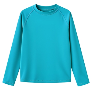 Rashguard Garçon Manches Longues Compression Respirant UPF50+ Étanche Spandex Anti-Déchirure No-Gi Grappling Sparring 230g - Product Image 1