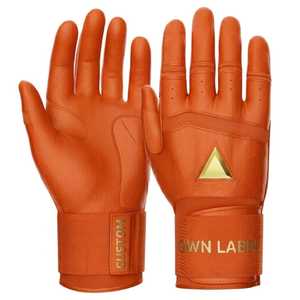 Double Strap Baseball Batting Gloves Custom Brand Name Customized Color Genuine Leather Anti-Slip Adult Eco-Friendly Breathable - Product Image 1