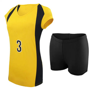 Camiseta de Voleibol Serie Signature, Estilo Negro Simple, Logotipo Minimalista, Precio de Exportación Global - Product Image 1