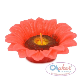 Bougie flottante en cire de tournesol AF 304 pour la décoration de Diwali, de mariages et d'événements - Product Image 2