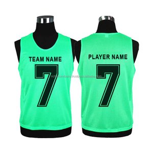 Vêtements d'équipe sportive personnalisés Maillots de football Gilets d'entraînement de basketball Dossards de football Maillots de sport en maille 100% polyester Séchage rapide Respirant - Product Image 4