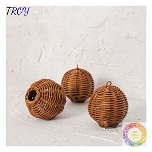Boules de rotin naturel pour décorations de fête d'Halloween, centres de table d'automne et style rustique saisonnier pour la maison - Product Image 3