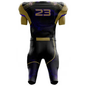 Competition-Ready Custom American Football Uniforms with Tackle Twill - Product Image 3