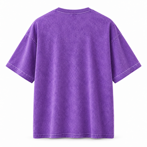 เสื้อยืดคอเต่าแขนสั้นทรงโอเวอร์ไซส์สำหรับผู้ชาย สีพื้น ผ้าฝ้าย 100% แบบถัก ทรงพอดีตัว ผ้าเจอร์ซีย์แบบซักแล้ว - Product Image 5