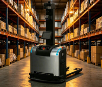 Chariot élévateur autonome ZENS CBD15 1,5 tonne AGV AMR à laser SLAM pour allées étroites, manutention de matériaux en usine, détection d'obstacles à 360°