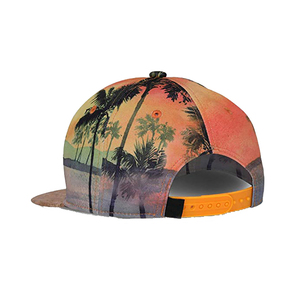 Casquette de baseball décontractée ajustable en tissu mesh avec imprimé silhouette d'arbre et coucher de soleil, collection 2026, disponible à la vente en ligne - Product Image 6