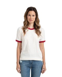 Camisetas Ringer para mujer, tela suave, soporte de marca, camisetas transpirables para mujer, camisetas personalizadas de algodón OEM ODM - Product Image 1